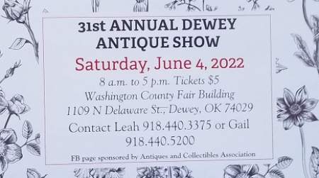 Photo of 31st Annual Dewey Antique Show and Sale.