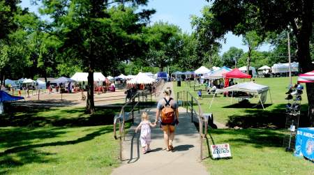 Photo of 40th annual Sunfest (see details for times).