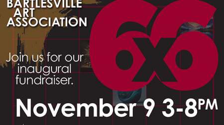 Photo of Bartlesville Art Association 6X6 Fundraiser.