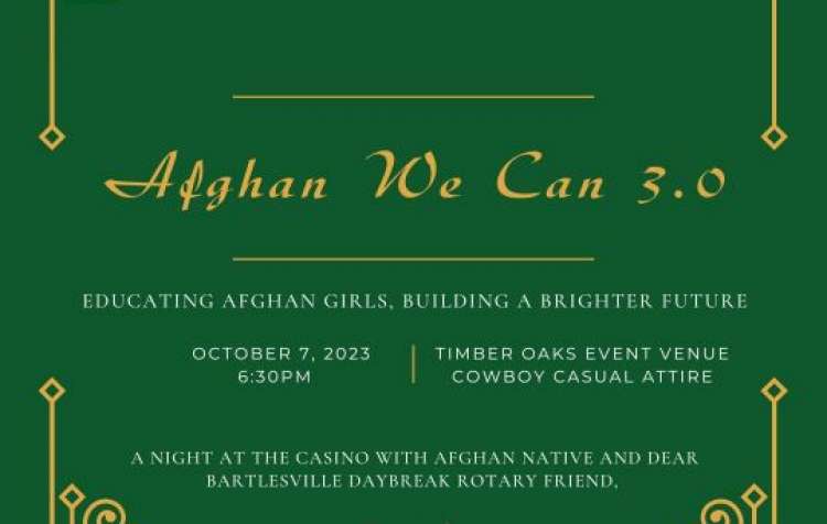 Photo 1 of Bartlesville Daybreak Rotary - Afghan We Can 3.0.