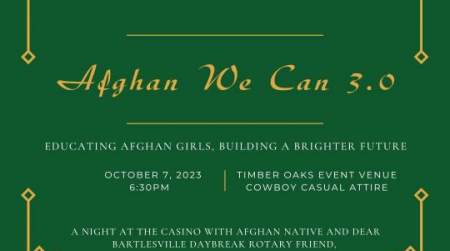 Photo of Bartlesville Daybreak Rotary - Afghan We Can 3.0.