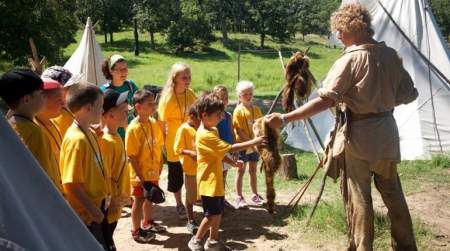 Photo of Camp Woolaroc ages 6 to 8.
