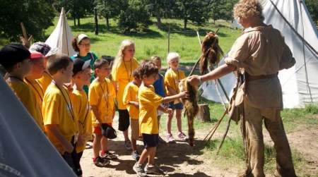 Photo of Camp Woolaroc ages 6 to 8.