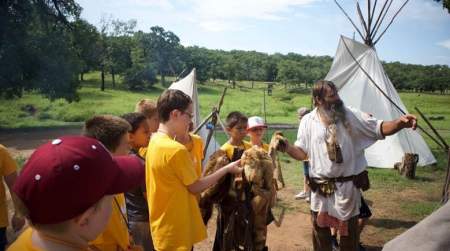 Photo of Camp Woolaroc ages 9 to 11.
