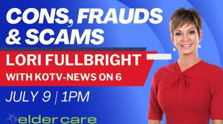 Photo of Cons, Frauds, & Scams with Lori Fullbright of KOTV-News on 6.