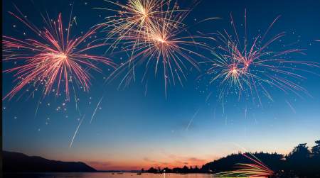 Photo of Copan Lakeside Fireworks.