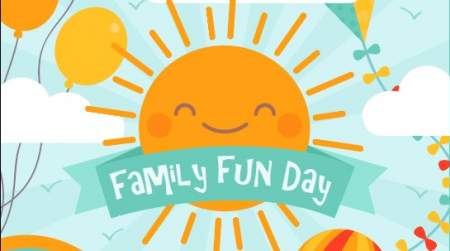 Photo of Family Fun Day at the Frank Phillips Home.