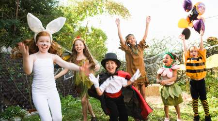 Photo of First Church Trick or Treat Trail.