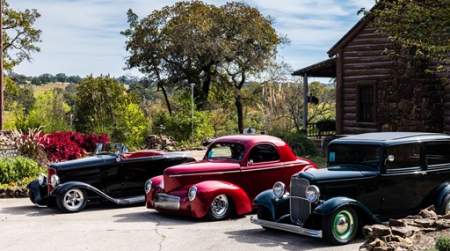 Photo of The Gathering at the Roc Car Show.