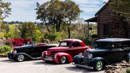 Photo of Gathering at the Roc Car Show.