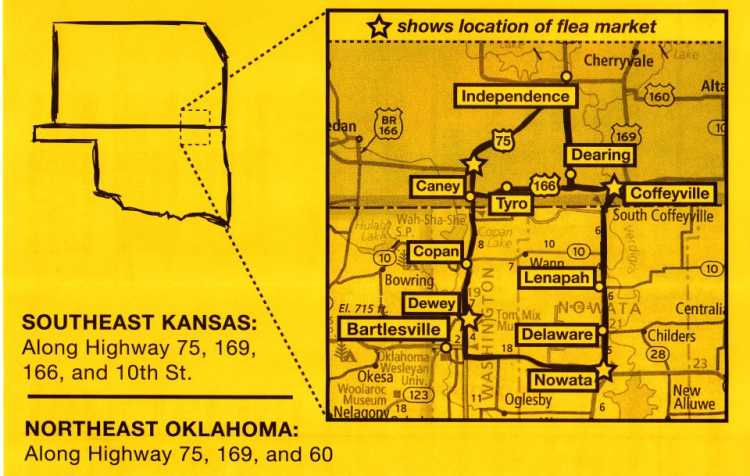 Photo 2 of Kan-Okla 100+ Miles of garage sells and flea markets.