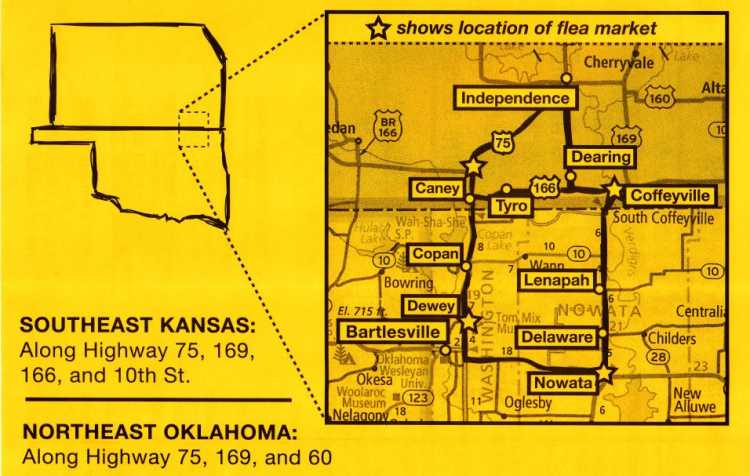 Photo 2 of Kan-Okla 100+ miles of garage sales & flea markets in Northeast OK & Southeast KS.