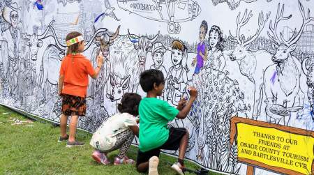 Photo of Kidsfest at Woolaroc.