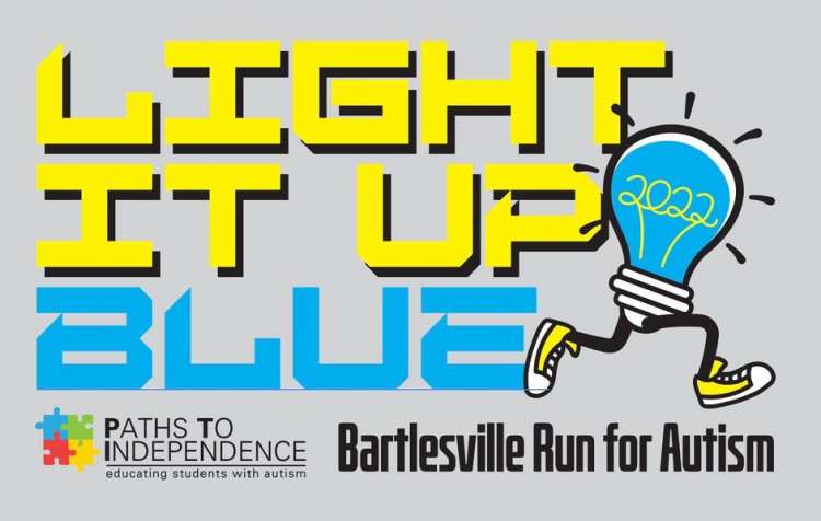 Photo 1 of Light It Up Blue 5K and Fun Run benefiting Paths To Independence.