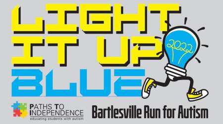 Photo of Light It Up Blue 5K and Fun Run benefiting Paths To Independence.