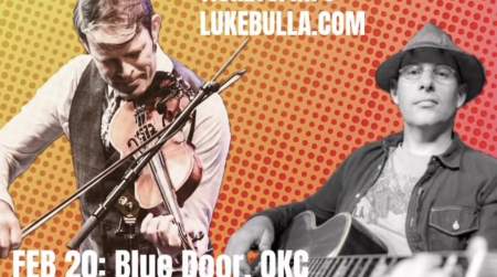 Photo of Luke Bulla and Jared Tyler at the Grey Dog Listening Room.