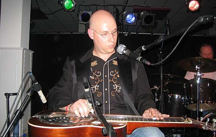 Photo 3 of Luke Bulla and Jared Tyler at the Grey Dog Listening Room.