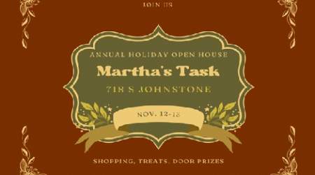 Photo of Martha's Task Holiday Open House.