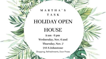 Photo of Martha's Task Holiday Open House.
