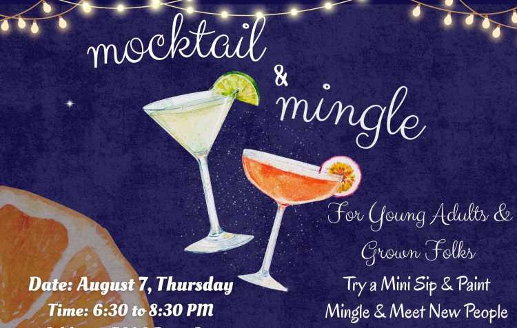 Photo 1 of Mingle & Mocktail - For Young Adults & Grown Adults.