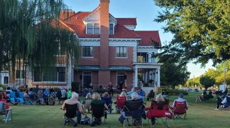Photo of **Canceled due to weather**Music on the Lawn at Frank Phillips Home.