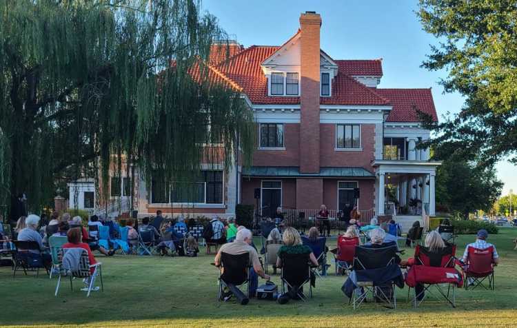 Photo 1 of Music on the Lawn at the Frank Phillips Home.