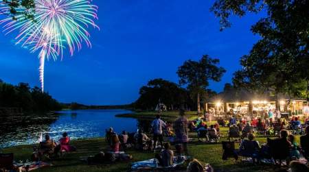 Photo of OKM Music Festival Woolaroc Concert.