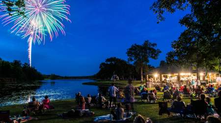 Photo of OKM Music Festival Woolaroc Concert.