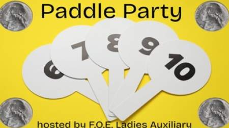 Photo of Paddle Party hosted by F.O.E. Ladies Auxiliary.