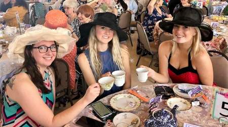 Photo of Purse-in-ali-tea benefit for Martha's Task.