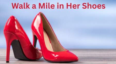 Photo of SAFE NOW- Walk a Mile in Her Shoes.