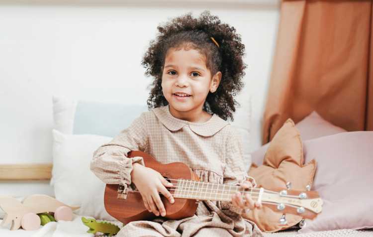 Photo 1 of Sensational Strings Storytime: Ukulele, “Ferdinand the Bull” OKM Kids.