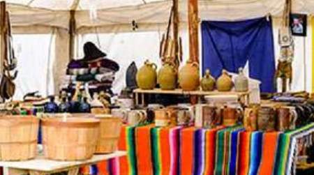 Photo of Spring Trader's Encampment at Woolaroc.