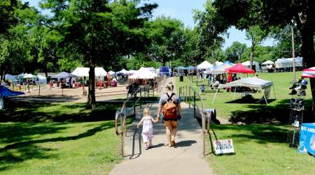Photo of Sunfest at Sooner Park.