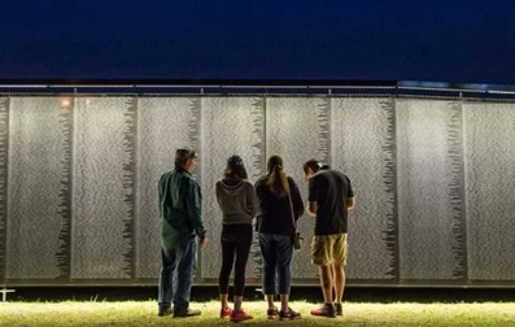 Photo 1 of The Wall that Heals, A Vietnam Veterans Memorial.
