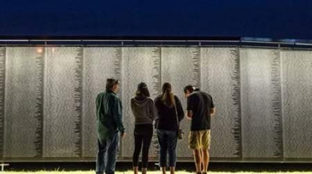 Photo of The Wall that Heals, A Vietnam Veterans Memorial.