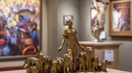 Photo of The Woolaroc Exhibition and Sale.