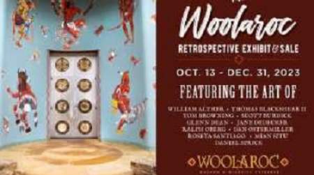 Photo of The Woolaroc Retrospective Exhibit & Sale.