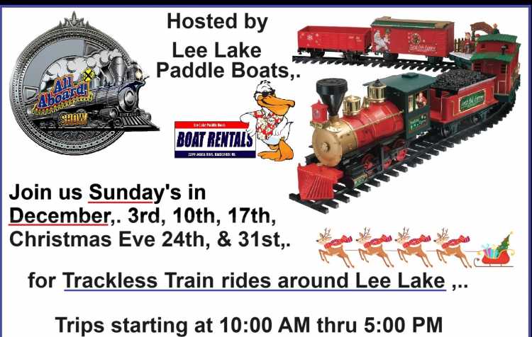 Photo 1 of Trackless Train & Christmas Train Rides.