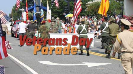 Photo of Veteran's Day Parade.