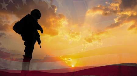 Photo of Veterans Parade.