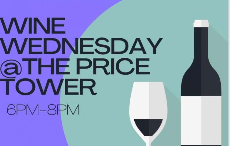 Photo 1 of Wine Wednesday at Price Tower Plaza.