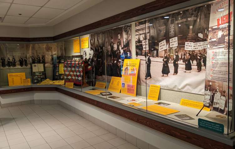 Photo 1 of Women's History Month Display.