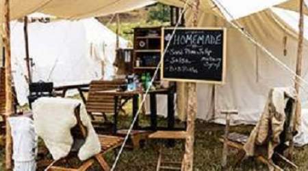 Photo of Woolaroc Fall Trader's Encampment.