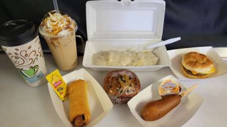 Variety of food and drink options