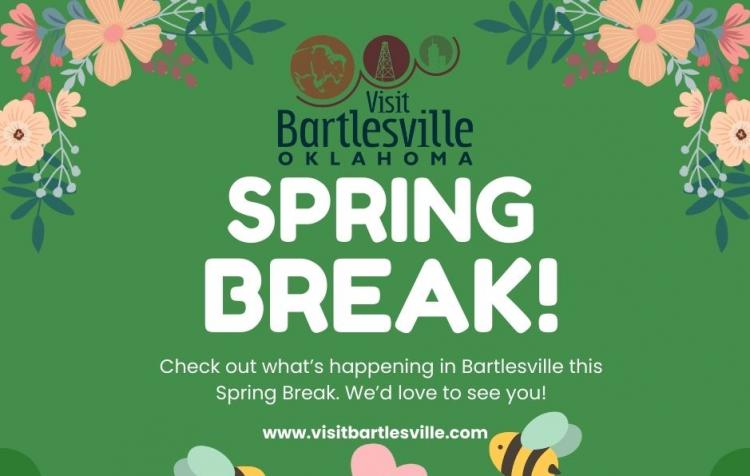 Image representing the Spring Break 2024 - Take a fun and affordable trip to Bartlesville! blog post
