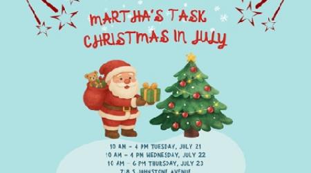 Image representing the Tis the season for Martha’s Task Christmas in July blog post