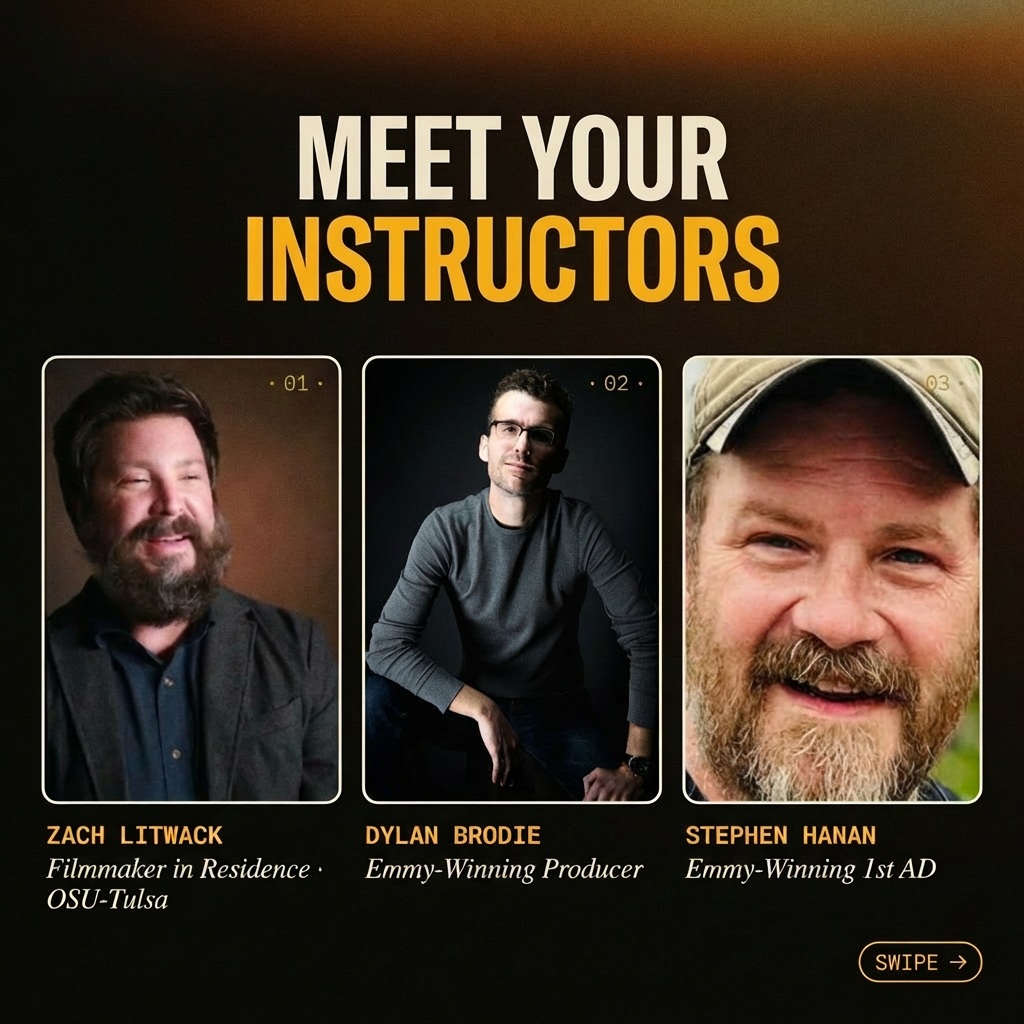 Photo of instructors for film workshop